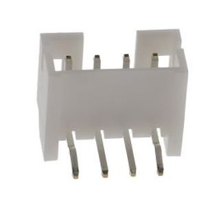 Connector JST-PH 2.0mm pitch 4-pin female 90 graden PCB